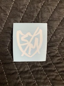 S&M Bikes Sharpie Sheild Logo Die-Cut Decal 1 5/8” X 2 1/4” - Picture 1 of 1