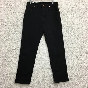 NEW Wrangler Jeans 32x32 Mens Black Denim Cowboy Cut Active Flex Original Fit - Picture 1 of 12