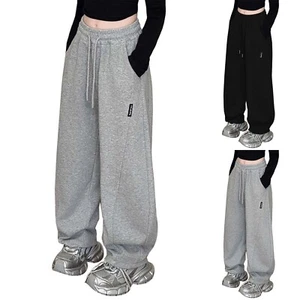 Mädchen Freizeit Baggy Jogginghose Hose Kordelzug Gummibund Training Sporthose - Bild 1 von 16