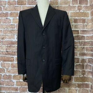 Dolce Gabbana Herren Blazer Sakko Größe Nadelstreifen Schwarz Karriere Größe 46R? - Bild 1 von 17