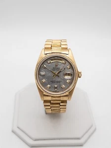 $40,000 Rolex 18038 Meteorit Diamant 18k Gelbgold Herren President Uhr WTY - Bild 1 von 6