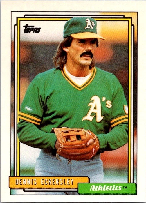 1992 Topps Micro Baseball #738 Dennis Eckersley *NM* - Image 1 of 2