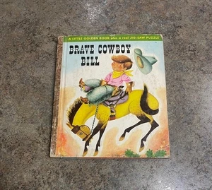 Brave Cowboy Bill : A Little Golden Book Jackson/Scarry 1950 - Imagen 1 de 8