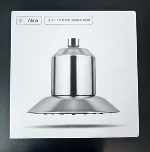Afina Filtered Shower Head High Pressure Shower Reduces Dry Itchy Skin, Dandruff - Picture 1 of 6