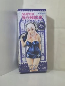 🎧 Super Sonico: Blue Dress Figur – FuRyu Edition 🎮 - Bild 1 von 2