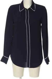 H&M Blusa-camisa Mujeres Blusa Talla EU 38 azul-blanco look casual - Imagen 1 de 5