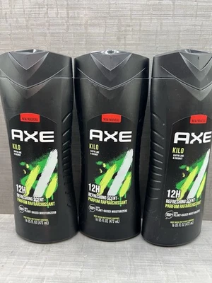 Gel de ducha refrescante Axe Kilo, 16 fl oz (paquete de 3) Foto 1 de 2