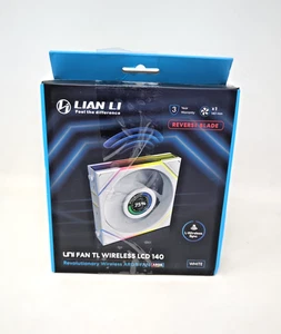 Lian Li UNI Fan TL LCD Wireless 140 Single Pack + Wireless Reciever 14TLLCD1W1W - Picture 1 of 3