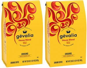 Gevalia Kaffe House Blend Ground Coffee Large Bag 2 Pack - Picture 1 of 2