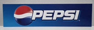 NEU Pepsi Cola Bodenständer Preisgeber Werbung doppelseitiges Schild 20"x5,25" - Bild 1 von 3
