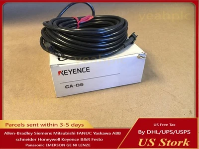 Keyence CA-D5 Illumination 5M Cordset Cable **NEW** (KB)  US Free TAX - Image 1 of 3