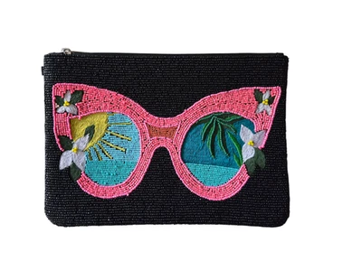 Gafas de sol Aloha con cuentas hechas a mano bolsa Foto 1 de 4