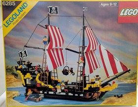 LEGO 6285 Black Seas Barracuda Pirate Ship Complete Set Boxed Pirates