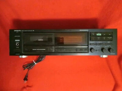 Onkyo TA-R300 R1 Estéreo Cassette Tape Deck HX Pro Hecho en Japón Probado y Funciona Foto 1 de 4