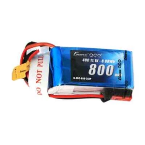 Gens Ace 11.1V 800mAh 3S 40C Lipo RC Remote Control Airplane Heli Battery : JST - Picture 1 of 3