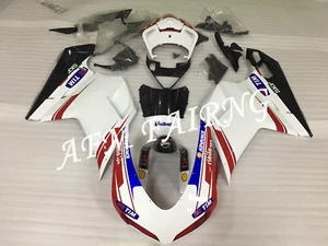ABS Injection Mold Bodywork Fairing Kit Panel for Ducati 848/1098/1198 2007-2012 - Picture 1 of 5
