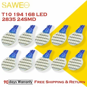 Casa rodante 10x T10 921 194 remolque paisajismo 24SMD interior bombilla LED ultra azul - Imagen 1 de 5
