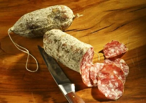 Haussalami 2er-Set - Italienische Salame Nostrano - Lana/Südtirol - Bild 1 von 4