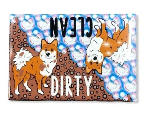 Icelandic Sheepdog Dishwasher Magnet Kitchen Cleaning Accessories and Home Decor - Picture 1 of 12