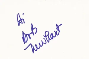 Bob Newhart signed 4x6 index card - Picture 1 of 2