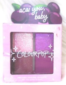 Colourpop ACAI YOU BABY Pressed Powder Quad Palette 5.90 g / 0.21 oz Purples NIB
