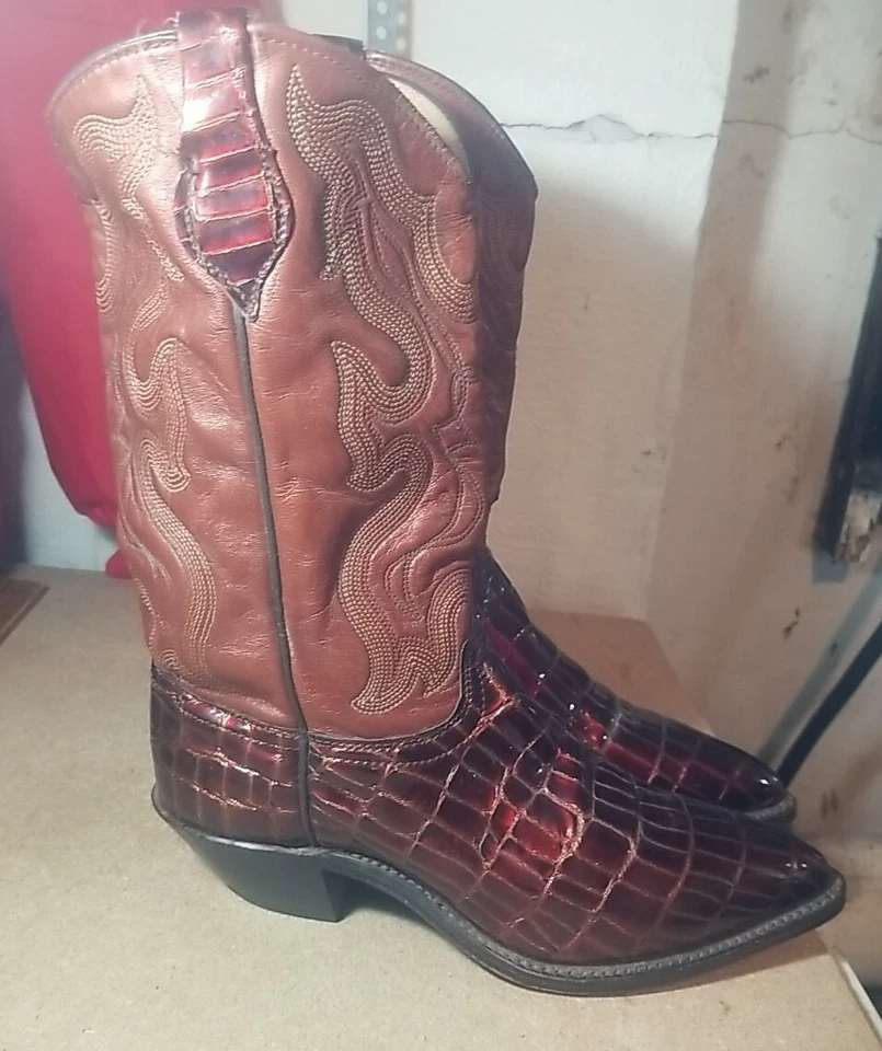 Botas de tacón Abilene Western de 2′′ para mujer, talla 7 1/2 M  Foto 1 de 4