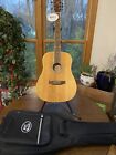Corbin Woodville Acoustic Guitar Natural Beautiful Finish With Soft Case CVG36