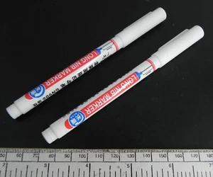 Marker - Typ Langspitze, 2er Pack weiß - Bild 1 von 3