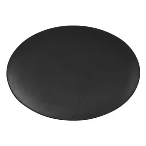 Maxwell & Williams Caviar Black Platte Oval Servierplatte Keramik 30 x 22 cm - Picture 1 of 1
