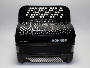 Acordeón, acordeón de botón, Hohner Nova III 96, mango B, MERCANCÍA NUEVA - Imagen 1 de 19
