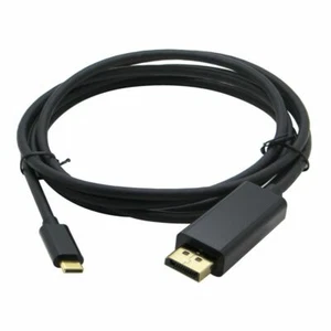 USB C 3.1 Male to DisplayPort Cable For Google ChromeBook Macbook 1.8m - Picture 1 of 7