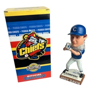 2006 Jody Davis Peoria Chiefs Minor League Collector Bobblehead Cubs handsigniert - Bild 1 von 3