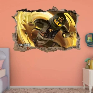s25 NINJAGO 120cm STICKER 3D LEGO Wandaufkleber Wandtattoo - Bild 1 von 2