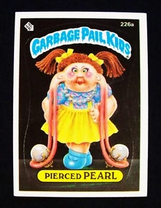 GPK 1986 6th Series #226a Pierced PEARL Green Slime Line Mark ERROR Card, #3 OS6 - Picture 1 of 3