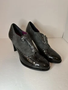 Coach Damenschuhe Schnürschuhe Oxford schwarz Leder Größe 10 - Bild 1 von 6