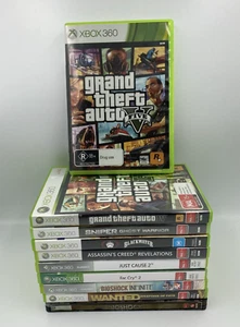 Xbox 360 Game Lot X10 Bundle BioShock, GTA 4 & 5, Assassins Creed - Picture 1 of 7
