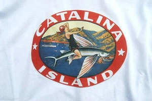 Retro , Graphic , T Shirt , Catalina Island - Picture 1 of 3