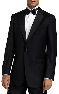 Men's Black Tuxedo. Size 42S Jacket & 34S Pants. Formal, Wedding, Prom, Dress - Image 1 of 2