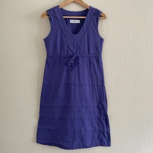 Carve Designs Sleeveless Dress Womens Small Cinched Empire Waist Tiered Purple - Picture 1 of 13