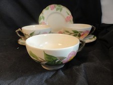 Franciscan Desert Rose Lot 3 cups 2 saucers 1 B&B plate