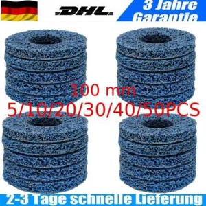 5-100x Rostio CSD Scheibe CBS Grob-Reinigungsscheibe Winkelschleifer 100mm Blau - Bild 1 von 19