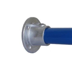 Abrazadera de llave 131-B34 - placa de pared 34 mm 131 34 B abrazaderas de tubo de andamio para tubería de acero - Imagen 1 de 2
