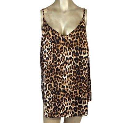 Chico's размер 2 (12/14) женщин блузка верхний животных печати новый с Ярлыками с ремешками  - Изображение 1 из 4