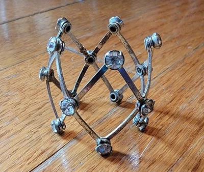 Кристаллы волос расширяемый булочка заколка зажим свадьбы свадебного выпускного - Изображение 1 из 4