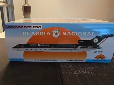 NUEVO A BORDO200 1/200 GUARDIA NACIONAL B727-200 # IF722MEX03 Foto 1 de 3