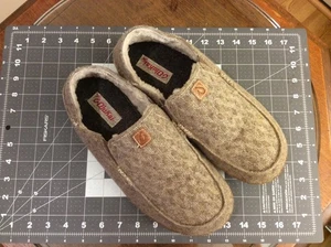 Olukai Moloa Kohana Stoff Slipper Halbschuh Pantoletten Schuhe Lammfell gefüttert Herren 10M - Bild 1 von 11