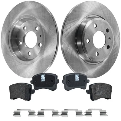 Rear Brake Disc Rotors and Pads Kit Sedan for Audi Q5 A5 Quattro A4 allroad - Image 1 of 4