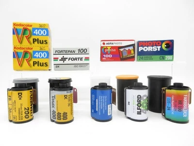 10 Stück - Konvolut abgelaufener 35 mm Filme Kleinbildfilm - Mystery Pack - Bild 1 von 4