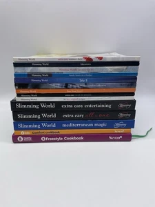 12 Slimming World Recipe Books Bundle Job Lot Cookbook Plus 2 Weight Watchers - Picture 1 of 9