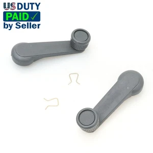 1985-1998 MAZDA PICKUP B2000 B2200 B2600 BRAVO CRANK DOOR HANDLES PAIR LH RH NEW - Picture 1 of 6